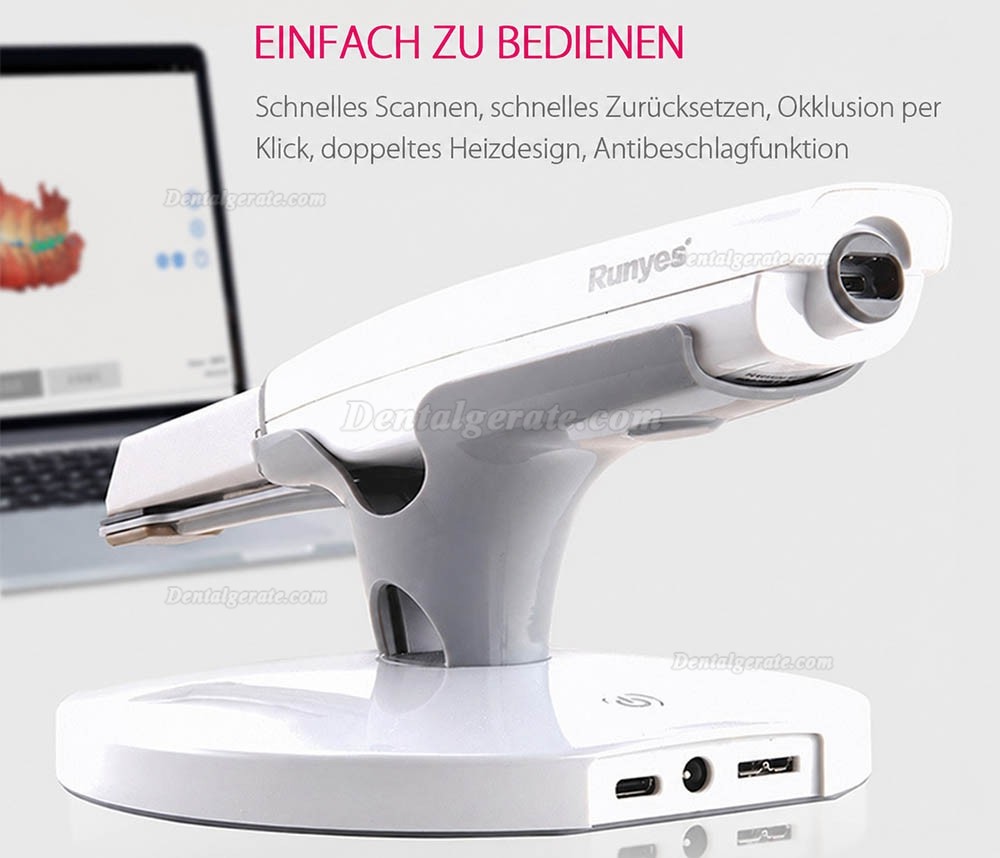 Runyes 3DS Dental 3D Digitaler Intraoralscanner Pulverloses Echtfarbscannen Runyes 3DS Dental 3D Digitaler Intraoralscanner Pulverloses Echtfarbscannen